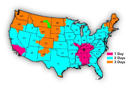 Washable Air Filters Production Locations in San Diego, CA and Nashville, TN.